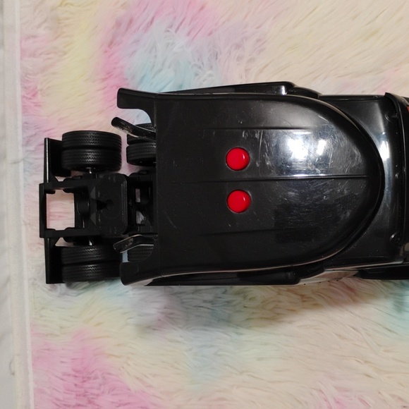 Peterbilt New Ray Truck Trailer W Chrome Rims & Logo Legendary Black - Picture 4 of 15